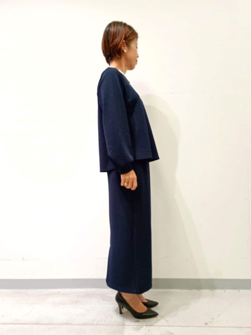 Kさんの「INDIVI｜【SETUP可能／袖コンシャス】ダンボールジャージトップス」を使ったコーディネート