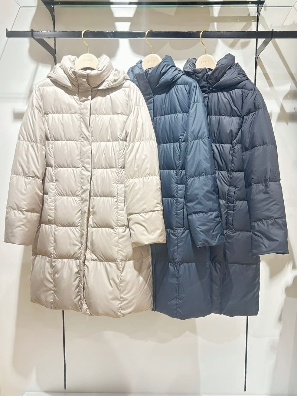 miさんの「grove｜【名品アウター/800FP・多機能】つつまれダウンロング」を使ったコーディネート