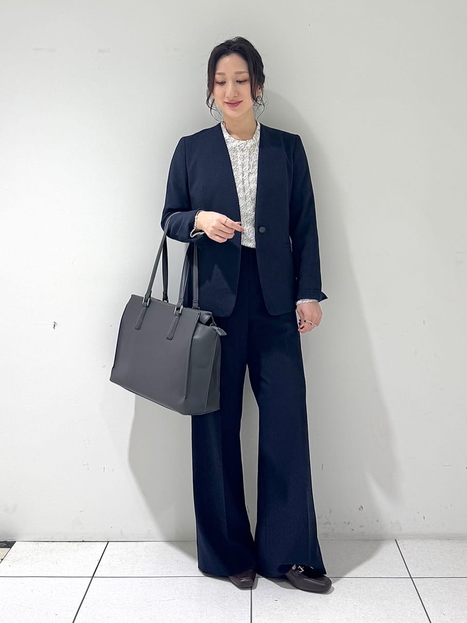そんさんの「INDIVI｜【きれいめ／オフィス／イベント】フェザージャカードブラウス」を使ったコーディネート