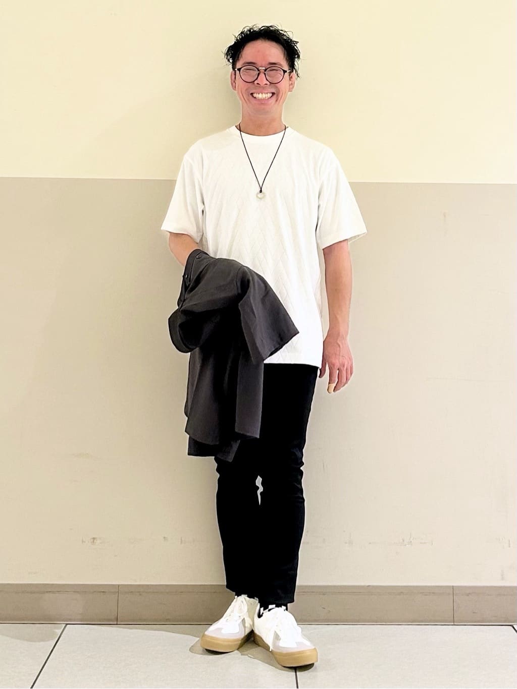 KENJI Iさんの「THE SHOP TK｜【ご好評につき再入荷！】ドライポリシャツ　洗濯機OK」を使ったコーディネート