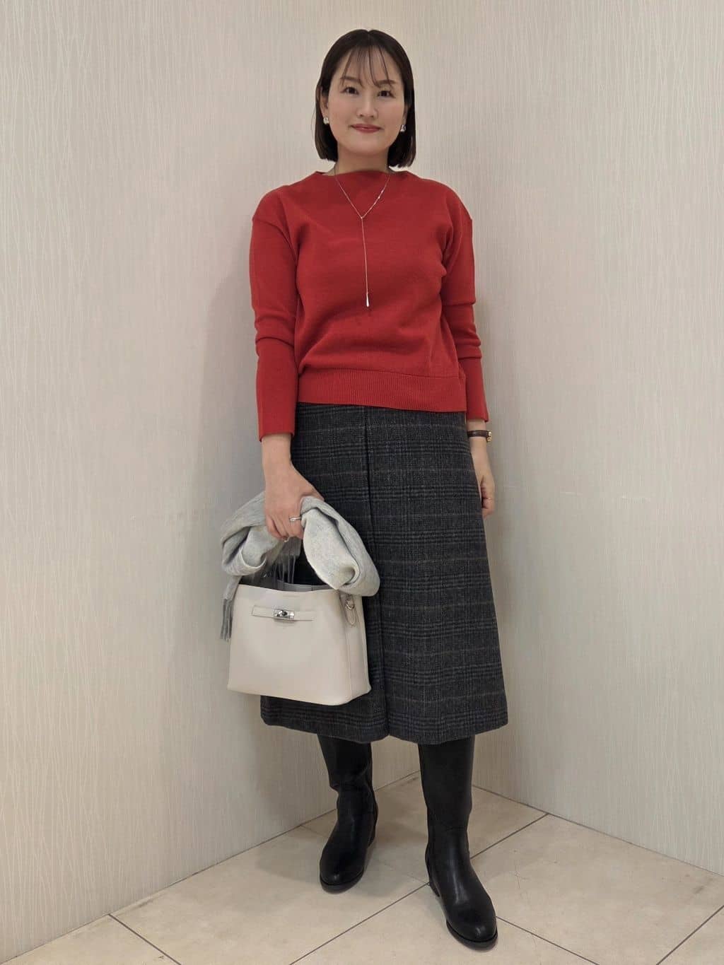 naokoさんの「UNTITLED｜【ロング丈/軽やか】テーラード　リバーコート」を使ったコーディネート