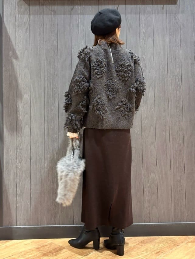 meiさんの「SHOO･LA･RUE｜【S-LL】上品なレースハイネックトップス」を使ったコーディネート