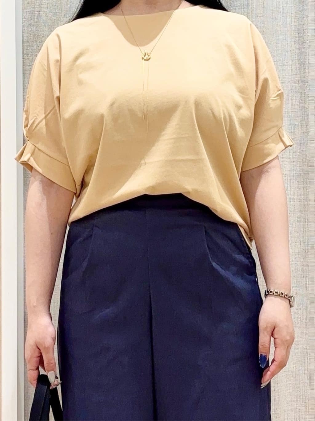 minamiさんの「grove｜サマーハイパーストレッチワイドパンツ」を使ったコーディネート