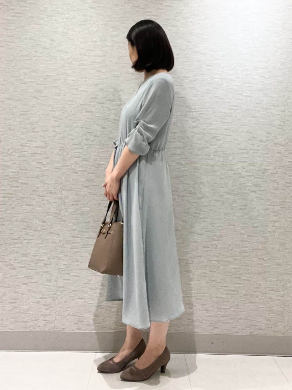 marikoさんの「Reflect｜【吸水速乾／防しわ】シルキープリーツワンピース」を使ったコーディネート