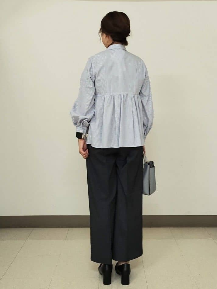 しょーこさんの「OPAQUE.CLIP｜《andGIRL掲載》ベロアボクシーTシャツ【洗濯機洗い可】」を使ったコーディネート