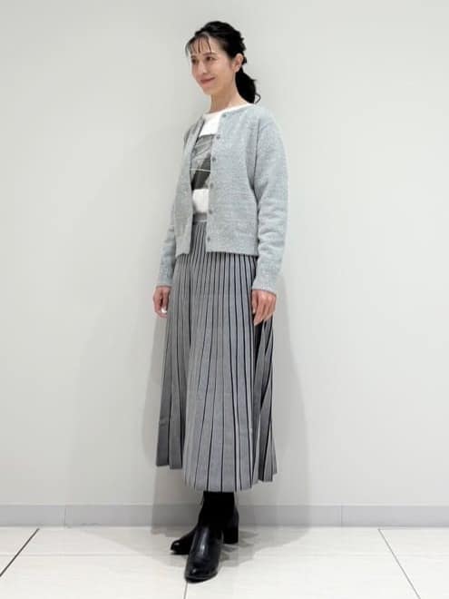 kayoさんの「INDIVI｜【UVケア】プリントフォトロングTシャツ」を使ったコーディネート