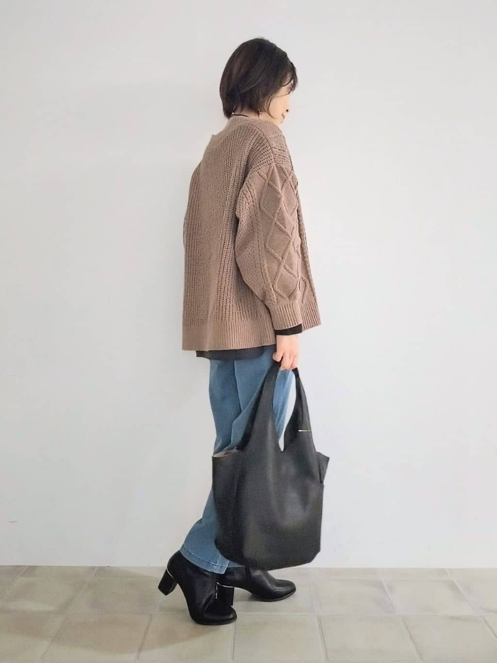 miomioさんの「SHOO･LA･RUE｜ストレッチブーツ」を使ったコーディネート