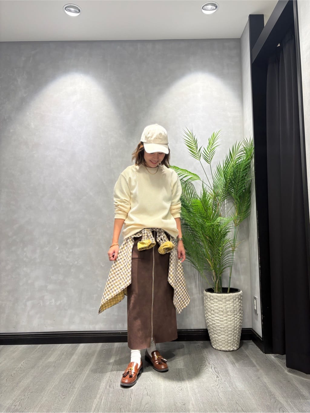 s___sさんの「TAKEO KIKUCHI｜チェックボーラーガーゼシャツ」を使ったコーディネート