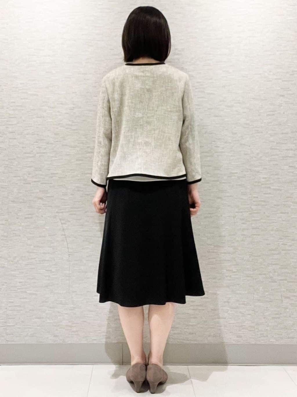 marikoさんの「Reflect｜【軽い着心地】メッシュツイードジャケット」を使ったコーディネート