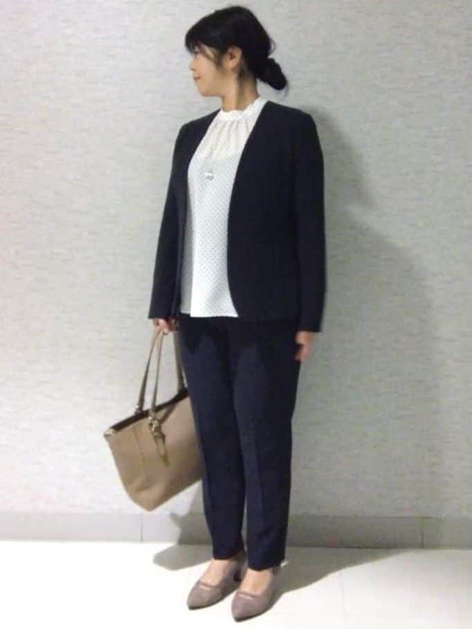 sakoさんの「Reflect｜【SS-4Lサイズ】ドットプリントブラウス」を使ったコーディネート