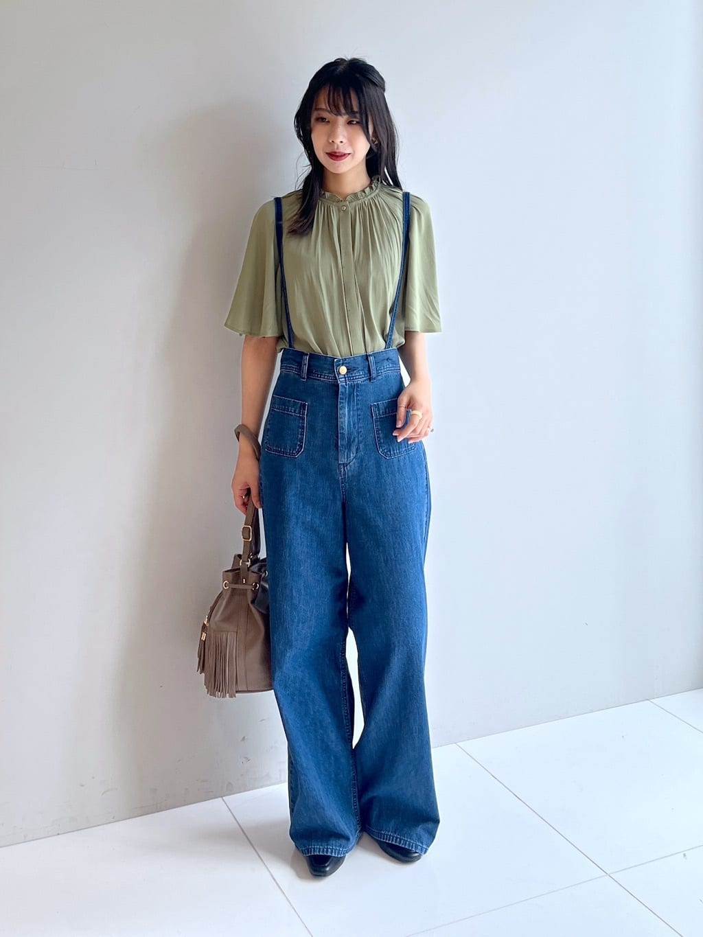 cotaniさんの「grove｜【Lee&times;grove別注】SAILOR STRAP DENIM」を使ったコーディネート