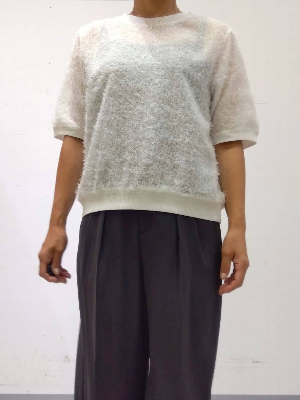 Kさんの「INDIVI｜ヘアリージャカードトップス」を使ったコーディネート