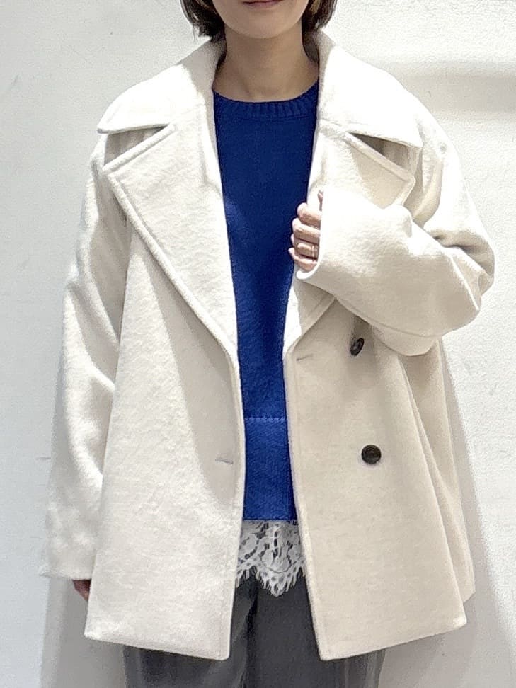 たけねぇさんの「OPAQUE.CLIP｜ウォームタッチ イージーテーパードパンツ【洗濯機洗OK／ストレッチ】」を使ったコーディネート