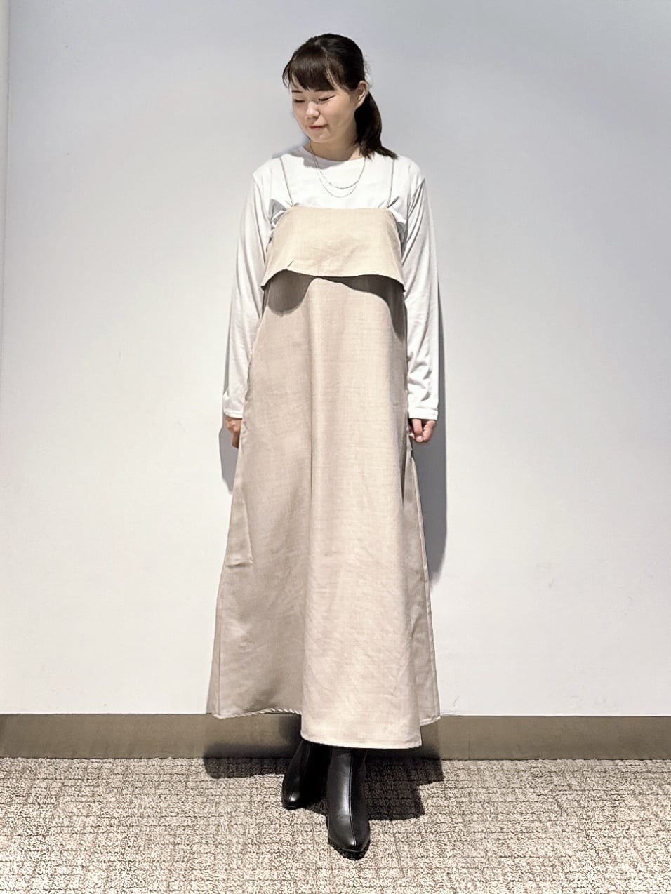 みーさんの「grove｜【カセット服】ダブルブレストテーラードジャケット」を使ったコーディネート