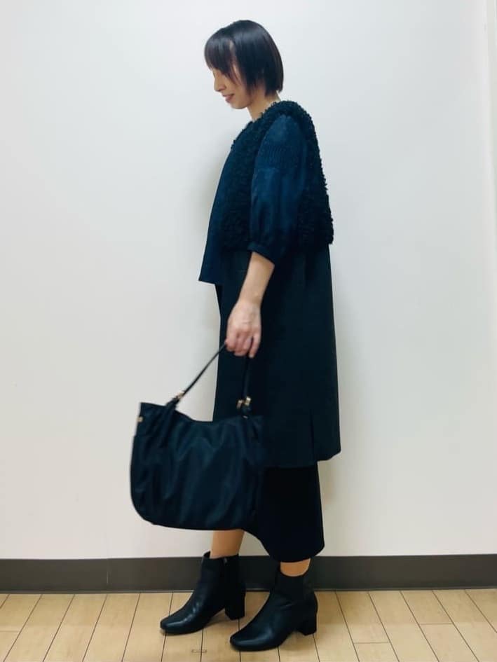 Riiさんの「Reflect｜【しっかり収納／小旅行に◎／インナーバッグ入り／ショルダー付き】3WAYデザインバッグ」を使ったコーディネート