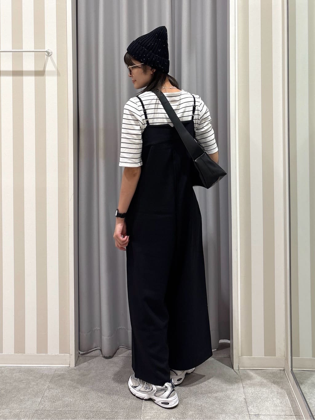 Rikaさんの「SHOO･LA･RUE｜【S-LL】女性らしさ漂うハートネック テレコ5分袖トップス」を使ったコーディネート