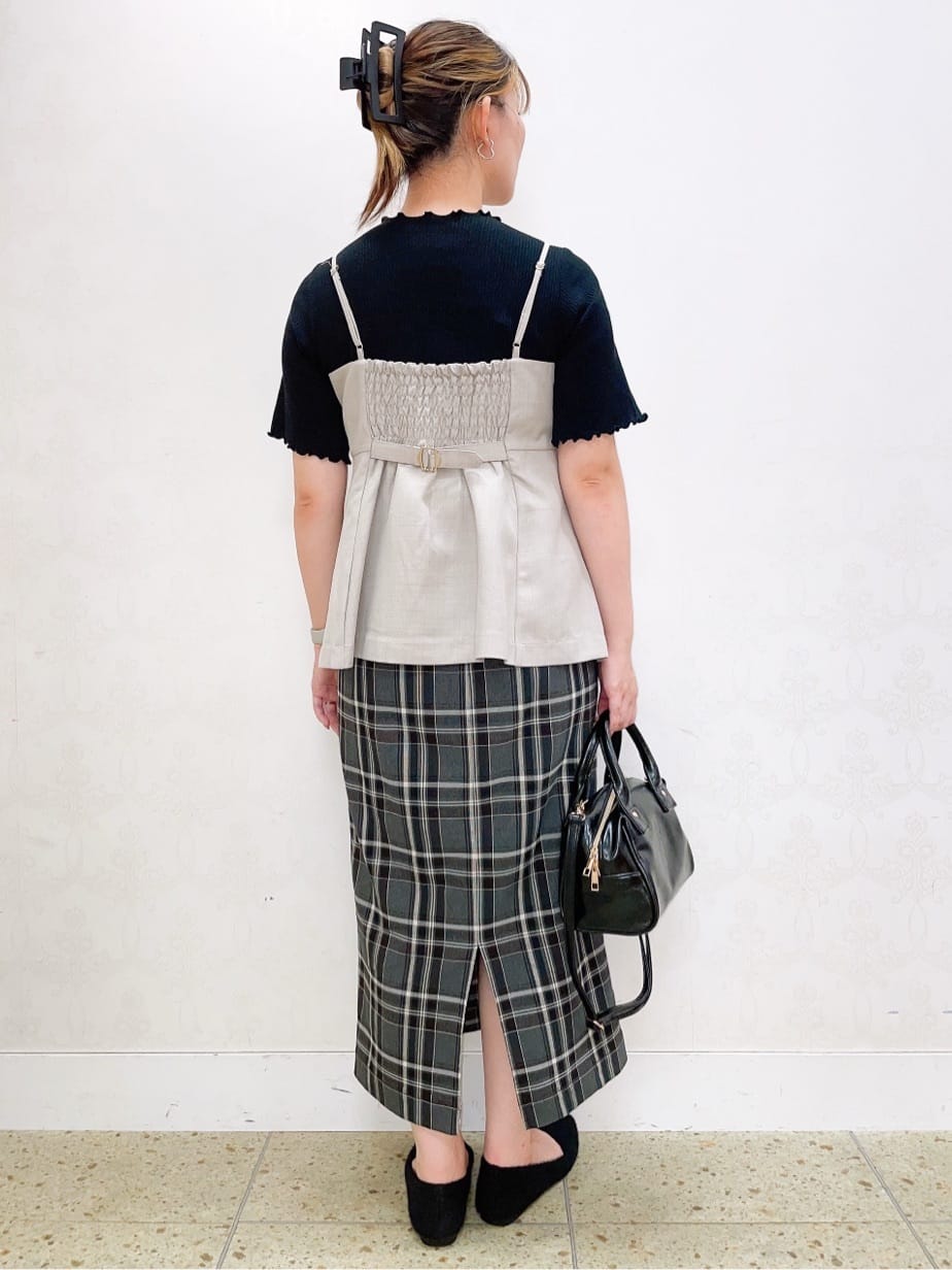 satoさんの「grove｜【カセット服】主役級キャミビスチェ」を使ったコーディネート