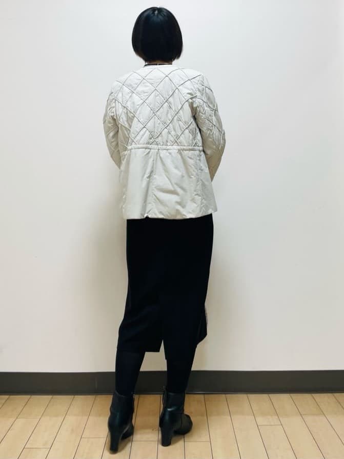 Riiさんの「Reflect｜【気軽な羽織に◎】中綿キルティングショートコート」を使ったコーディネート