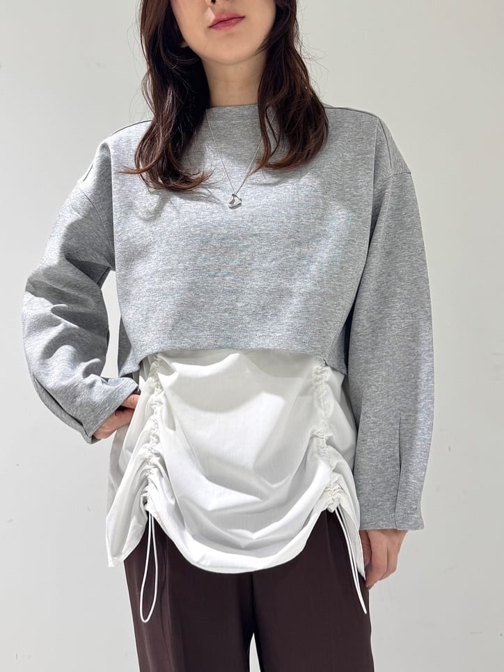そんさんの「INDIVI｜Comfy SET UP｜イージーストレートワイドパンツ【セットアップ対応／通勤/カセット服】」を使ったコーディネート