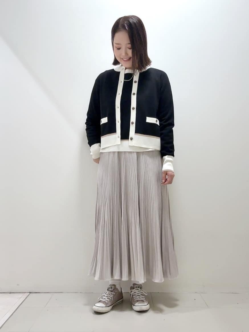 YUIさんの「UNTITLED｜【アンサンブル可/ジャケット風】ウールミラノリブカーディガン」を使ったコーディネート