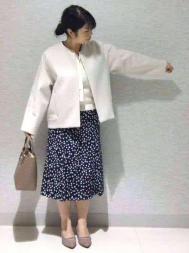sakoさんの「Reflect｜【ゆったりシルエット】ジャージメルトンコクーンジャケット」を使ったコーディネート