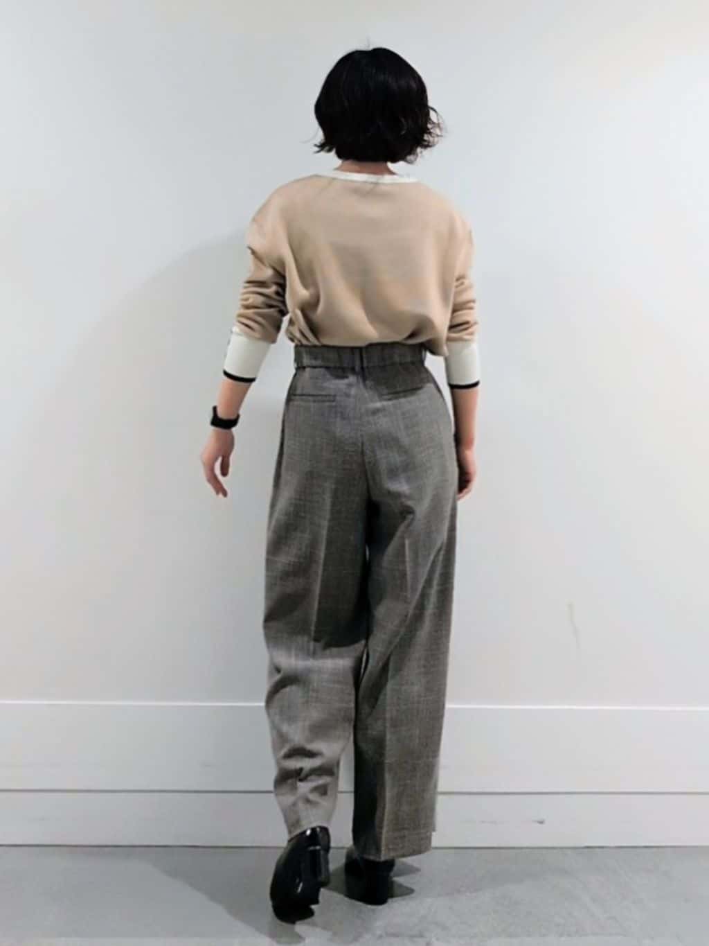 ミズタさんの「UNTITLED｜【アンサンブル可/洗える】ウールミラノリブニット」を使ったコーディネート