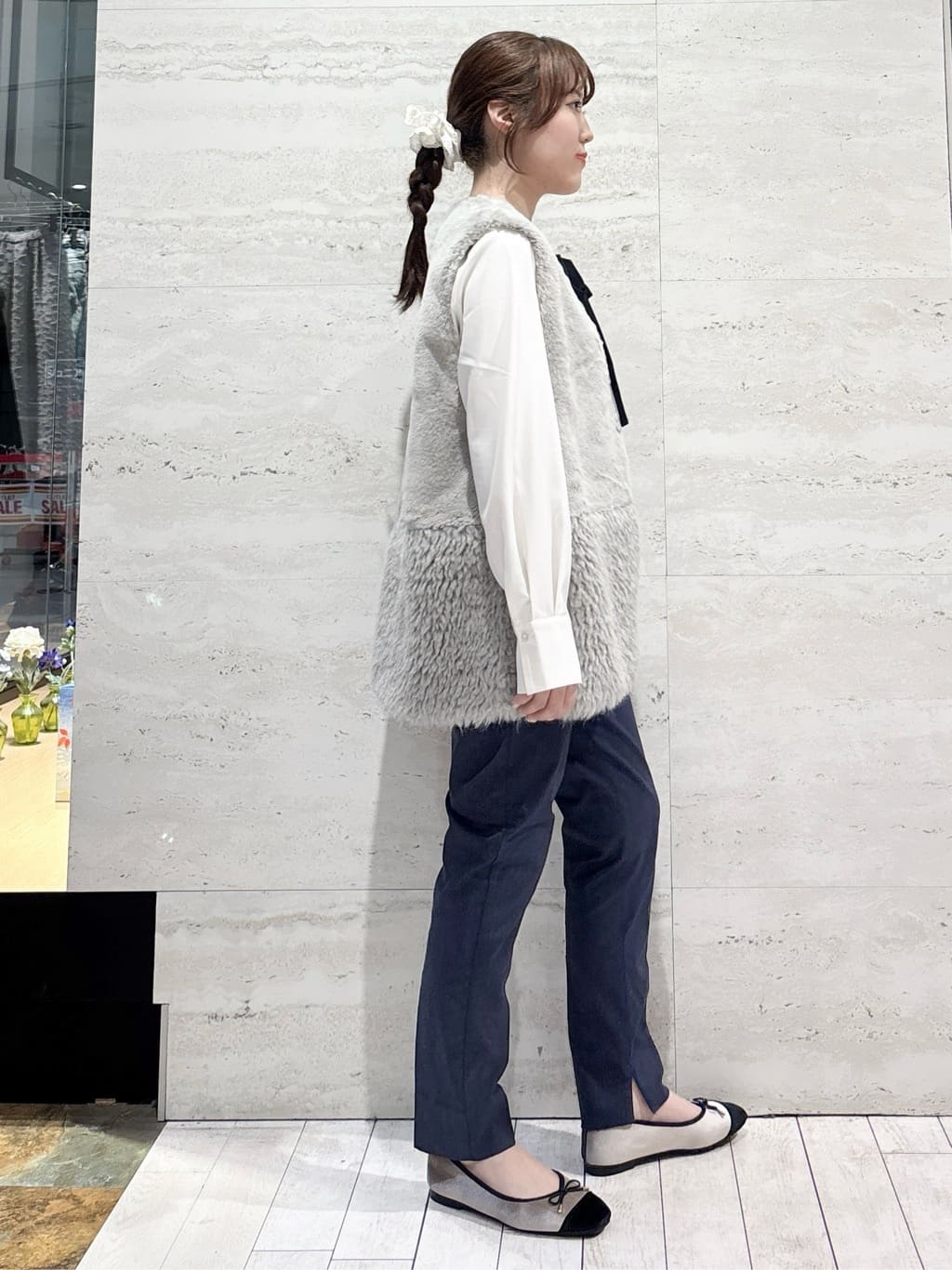 かほさんの「OPAQUE.CLIP｜《美人百花掲載》名品フラットバレエシューズ」を使ったコーディネート