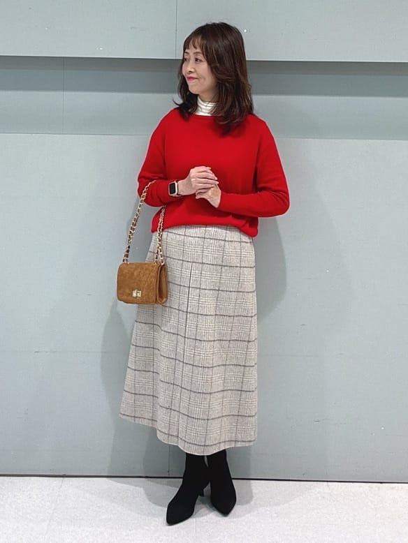 makiさんの「UNTITLED｜【日本製／通勤／フォーマル】カシミヤ混ノーカラーコート」を使ったコーディネート