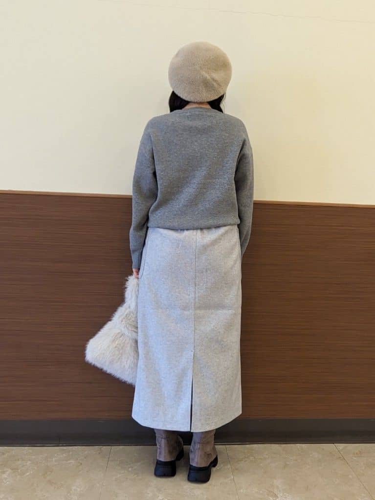 syu*さんの「SHOO･LA･RUE｜ふわふわタッチでほっこり アニマル ジャカードニット」を使ったコーディネート