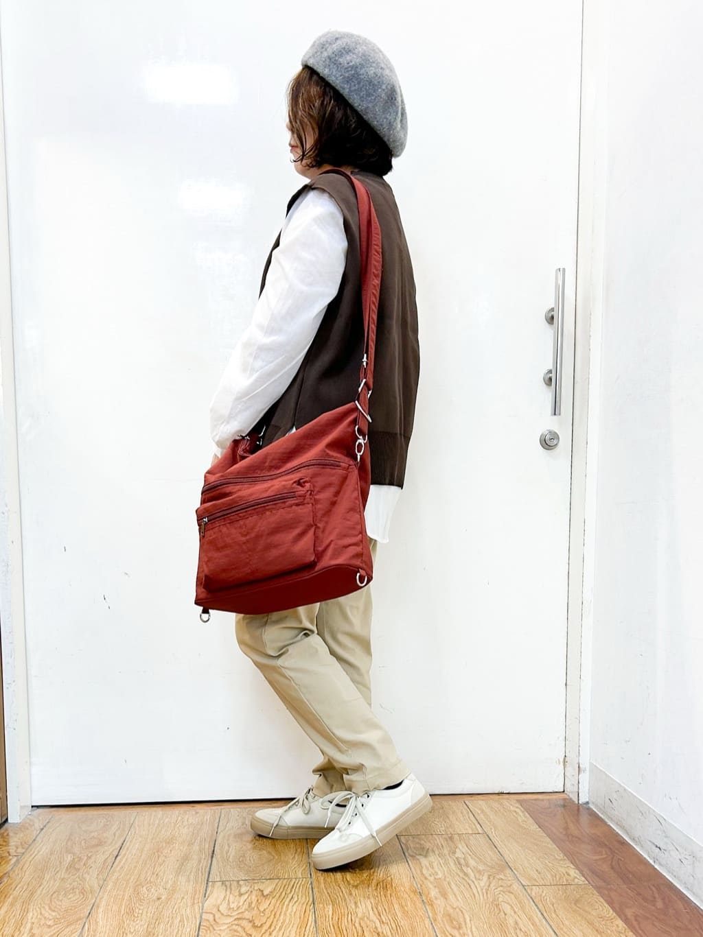 haruさんの「SHOO･LA･RUE｜【洗える/S-LL/美脚シルエット】ハイパーストレッチ テーパードパンツ」を使ったコーディネート
