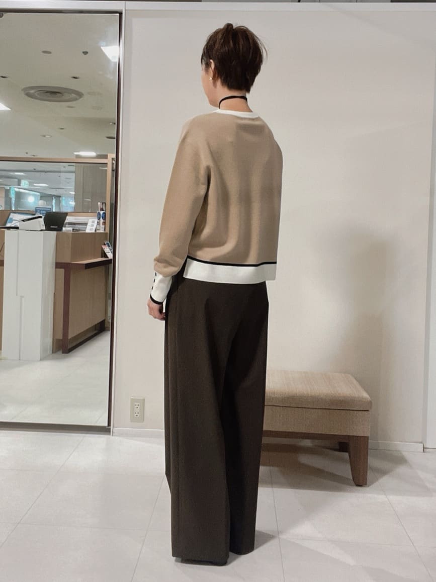IWAMOさんの「UNTITLED｜【アンサンブル可/ジャケット風】ウールミラノリブカーディガン」を使ったコーディネート