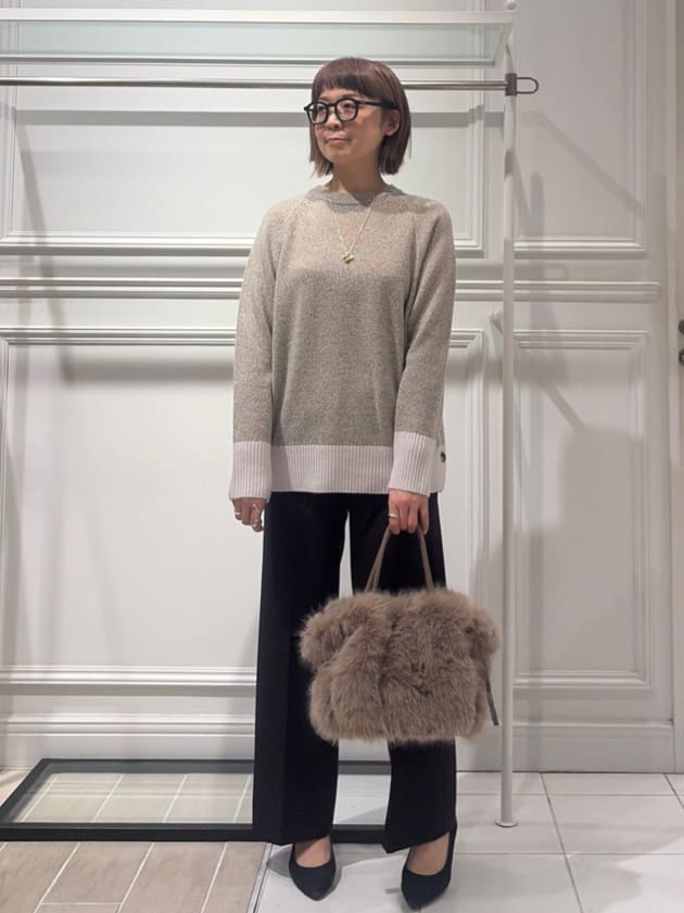 AKKOさんの「UNTITLED｜【8色展開/洗える】ウールカシミヤ ハイネックニット」を使ったコーディネート