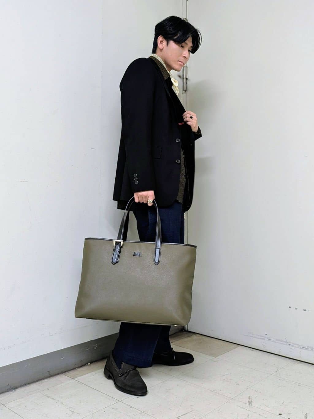 ryoさんの「TAKEO KIKUCHI｜【Made in JAPAN】播州織 ドビー千鳥シャツ」を使ったコーディネート