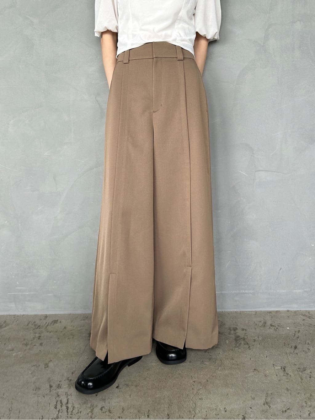 harunaさんの「CODE A｜velvet ribbon pullover」を使ったコーディネート