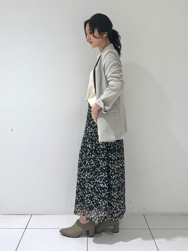 そんさんの「INDIVI｜【UVケア】ライトダブルジャケット」を使ったコーディネート