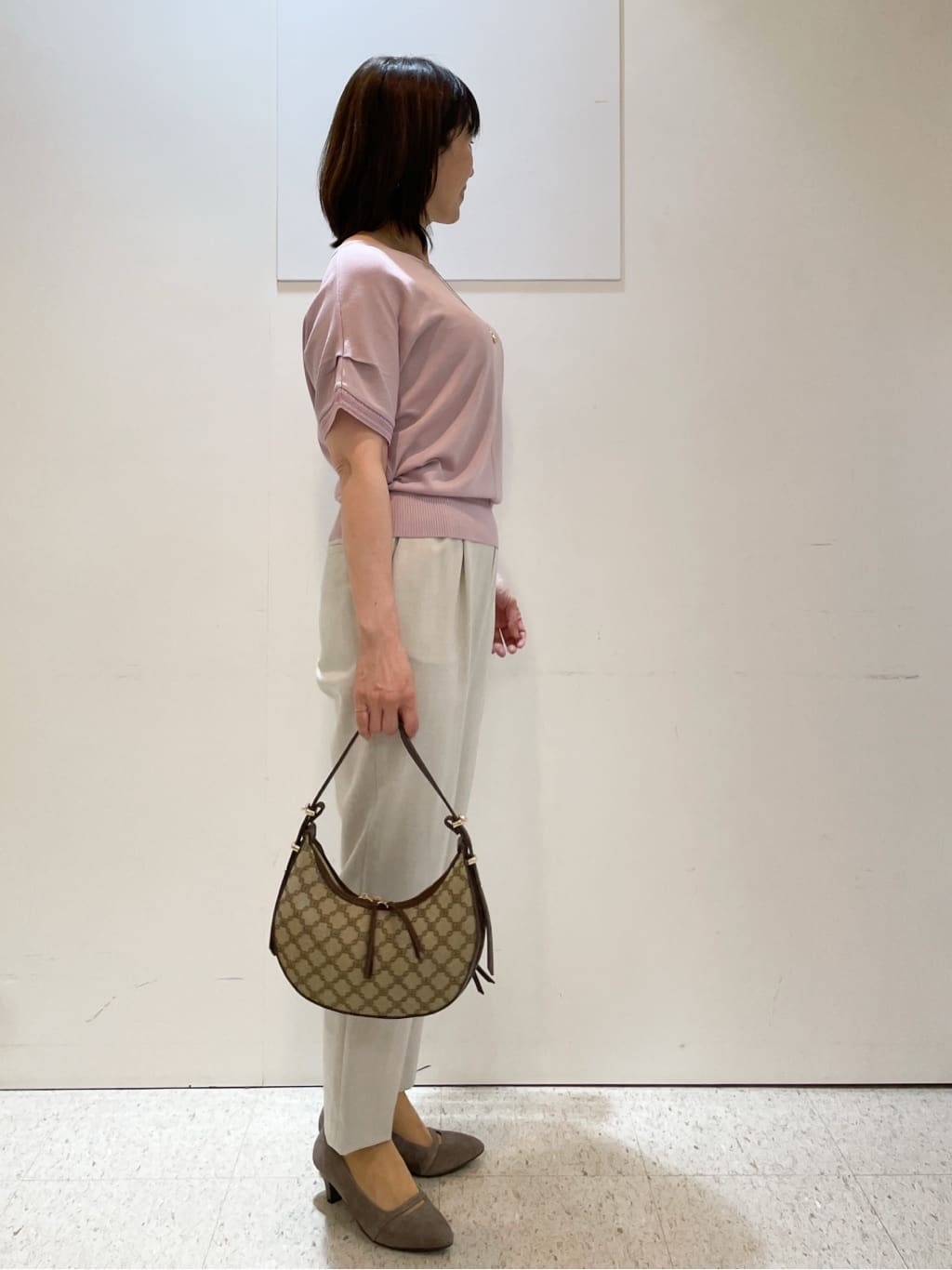 めいさんの「Reflect｜【選べる7色◎／手洗い可／二の腕カバー】半袖ニット」を使ったコーディネート