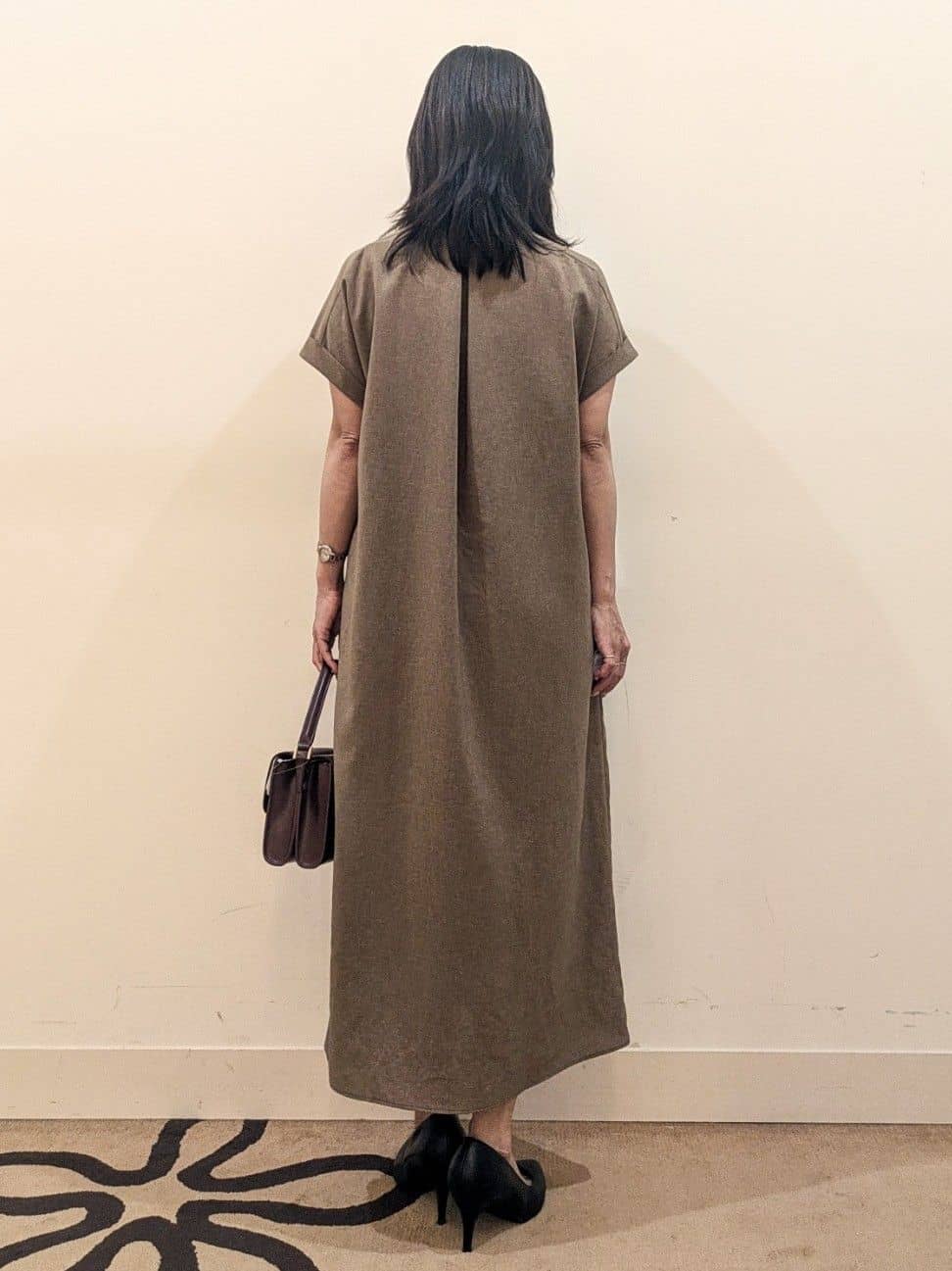 laverさんの「UNTITLED｜【UV/はっ水】リラククールワンピース」を使ったコーディネート