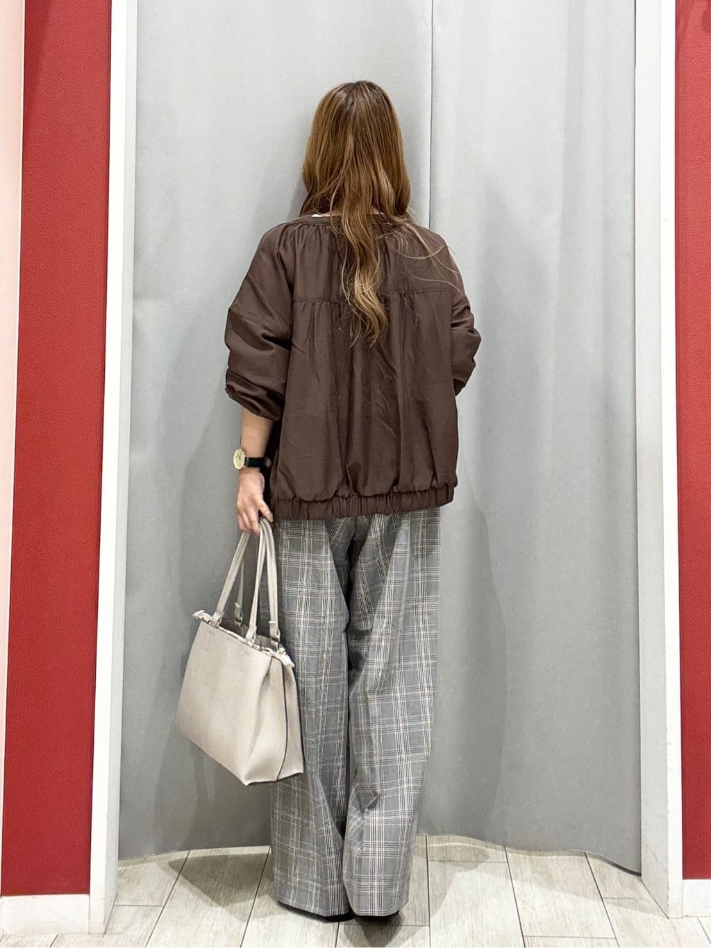 shioさんの「SHOO･LA･RUE｜【S-LL】寒暖差のある時期に 大人上品なシアーブルゾン」を使ったコーディネート