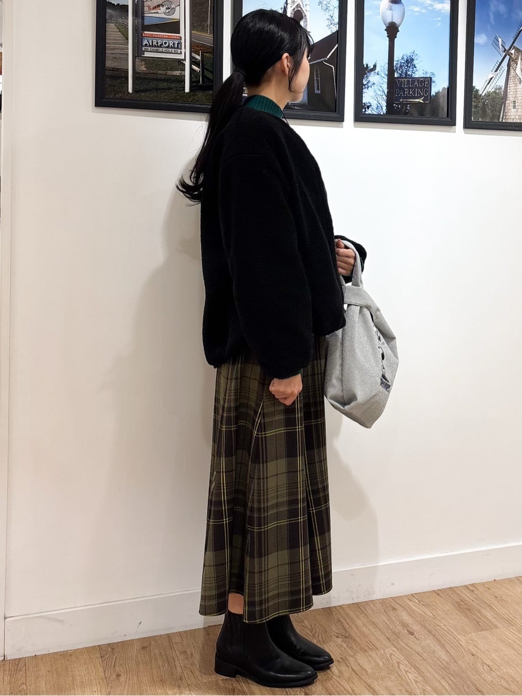 Ririkaさんの「Dessin｜【2WAY】リバーシブルタフタボアアウター」を使ったコーディネート