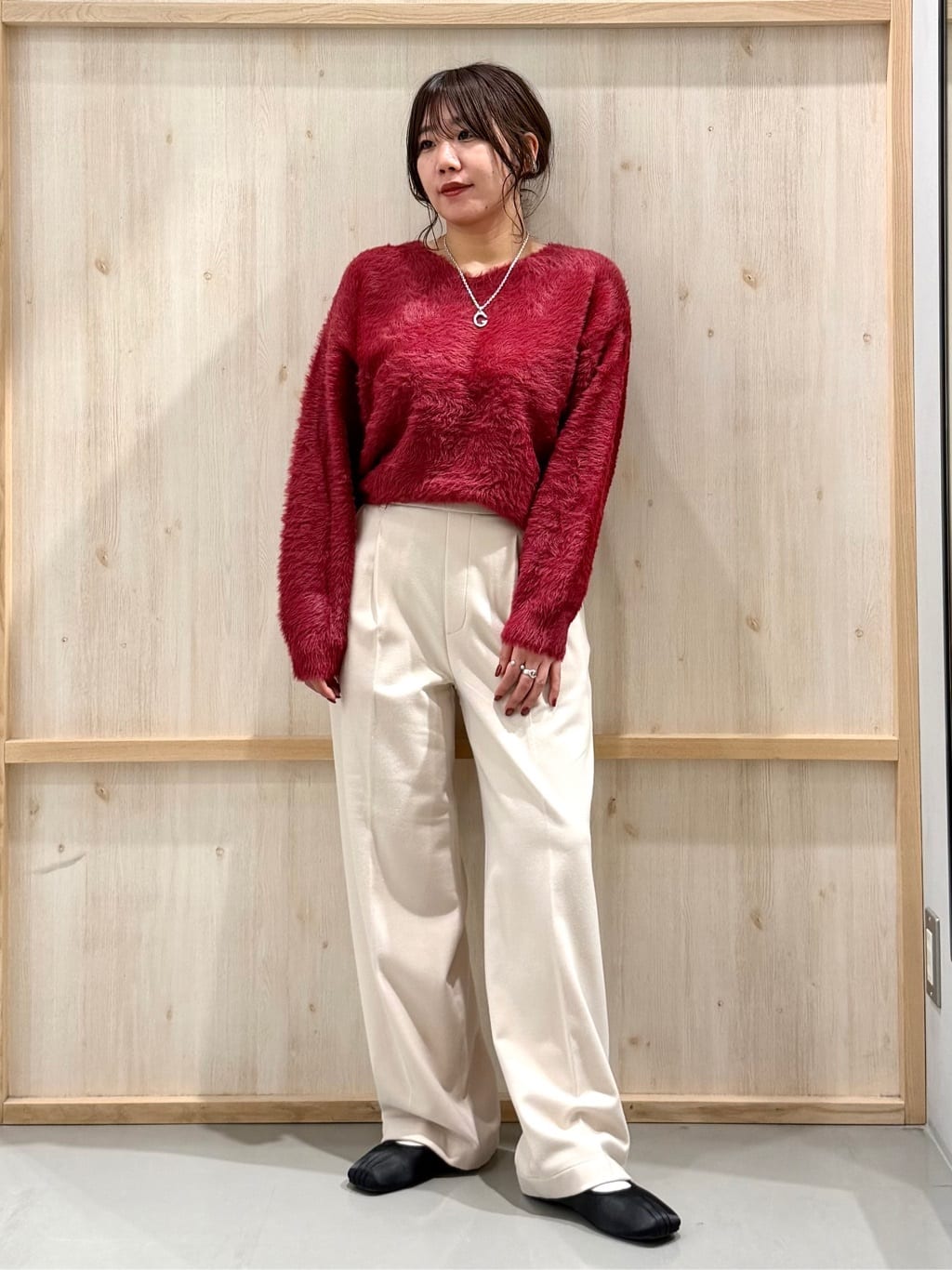 nanaさんの「THE SHOP TK｜【ぎゅっとされているような暖かさ】撥水中綿ブルゾン」を使ったコーディネート