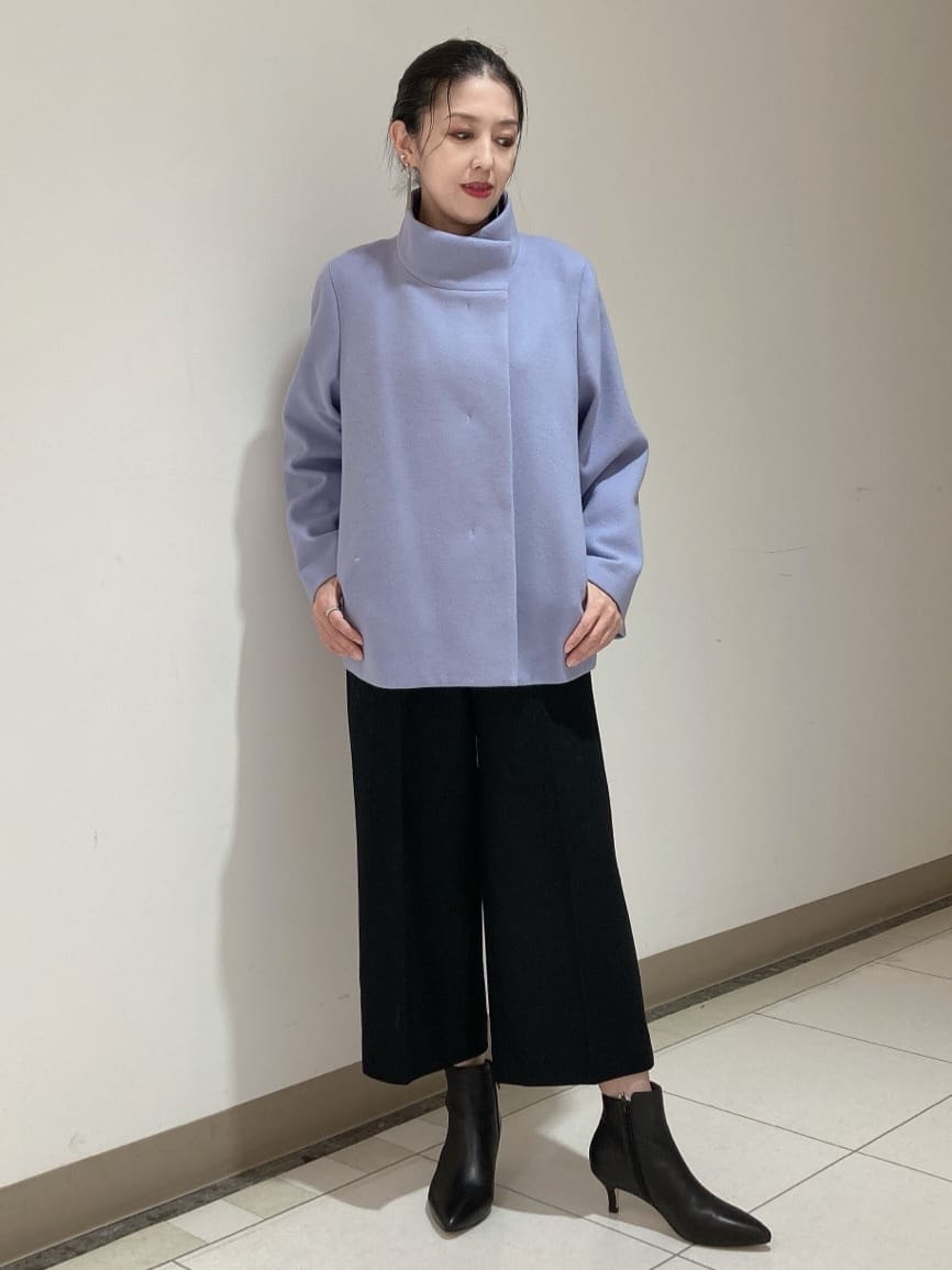 環さんの「UNTITLED｜【着回しが効く／オンオフアウター】ウールショートコート」を使ったコーディネート
