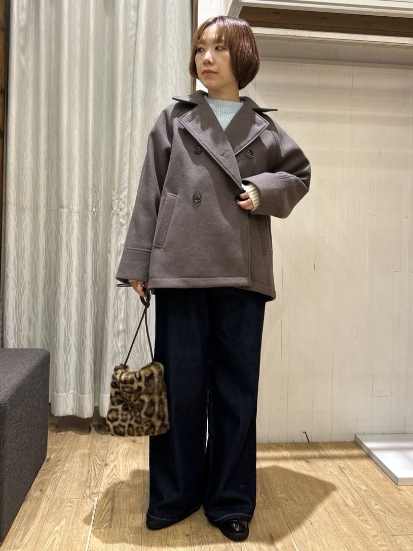 ga_riさんの「THE SHOP TK｜バルキーブレンドヤーンニットプルオーバー」を使ったコーディネート