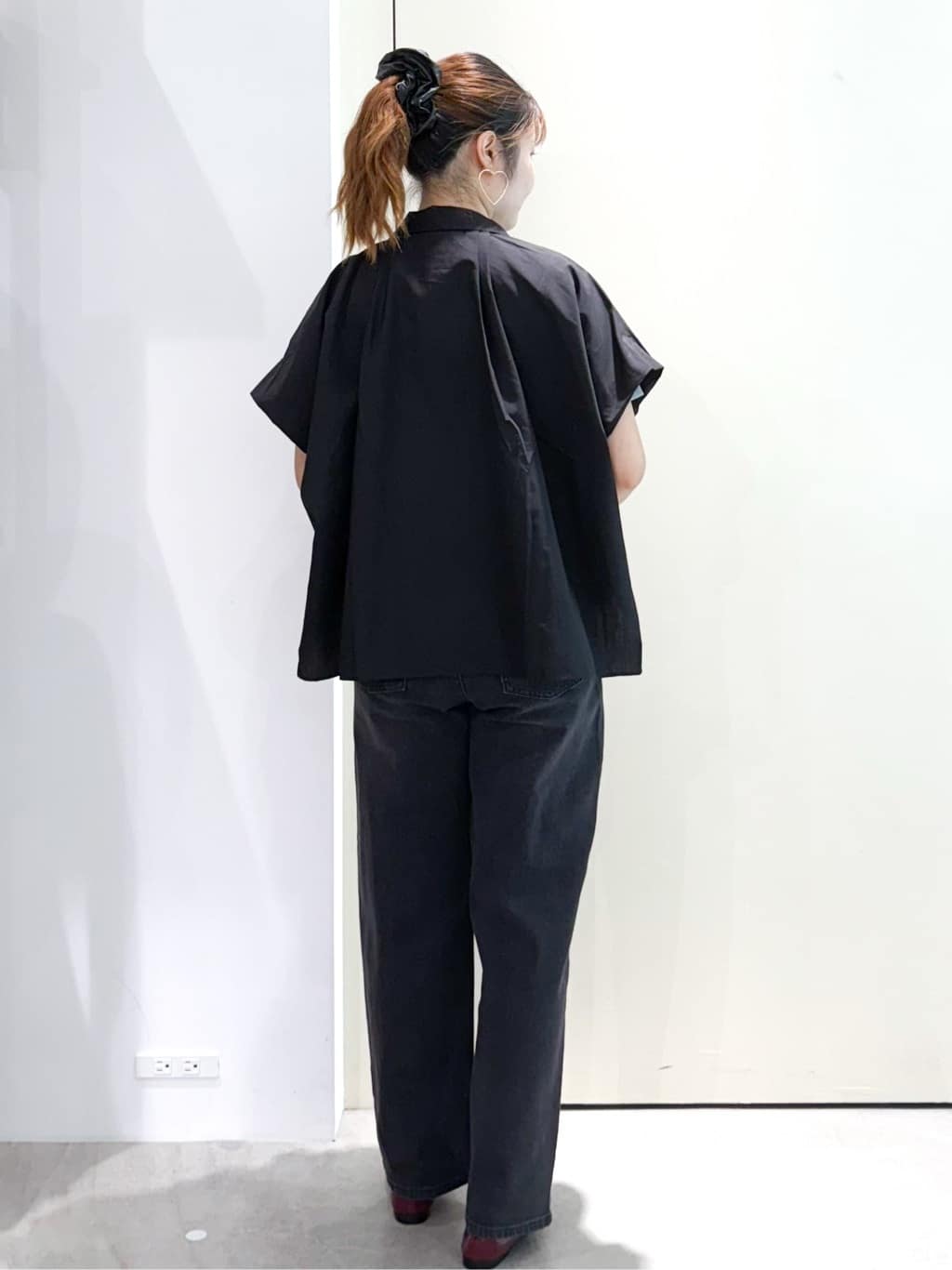 sayaさんの「OPAQUE.CLIP｜《andGIRL掲載》リラクシーシャツ【洗濯機洗い可】」を使ったコーディネート
