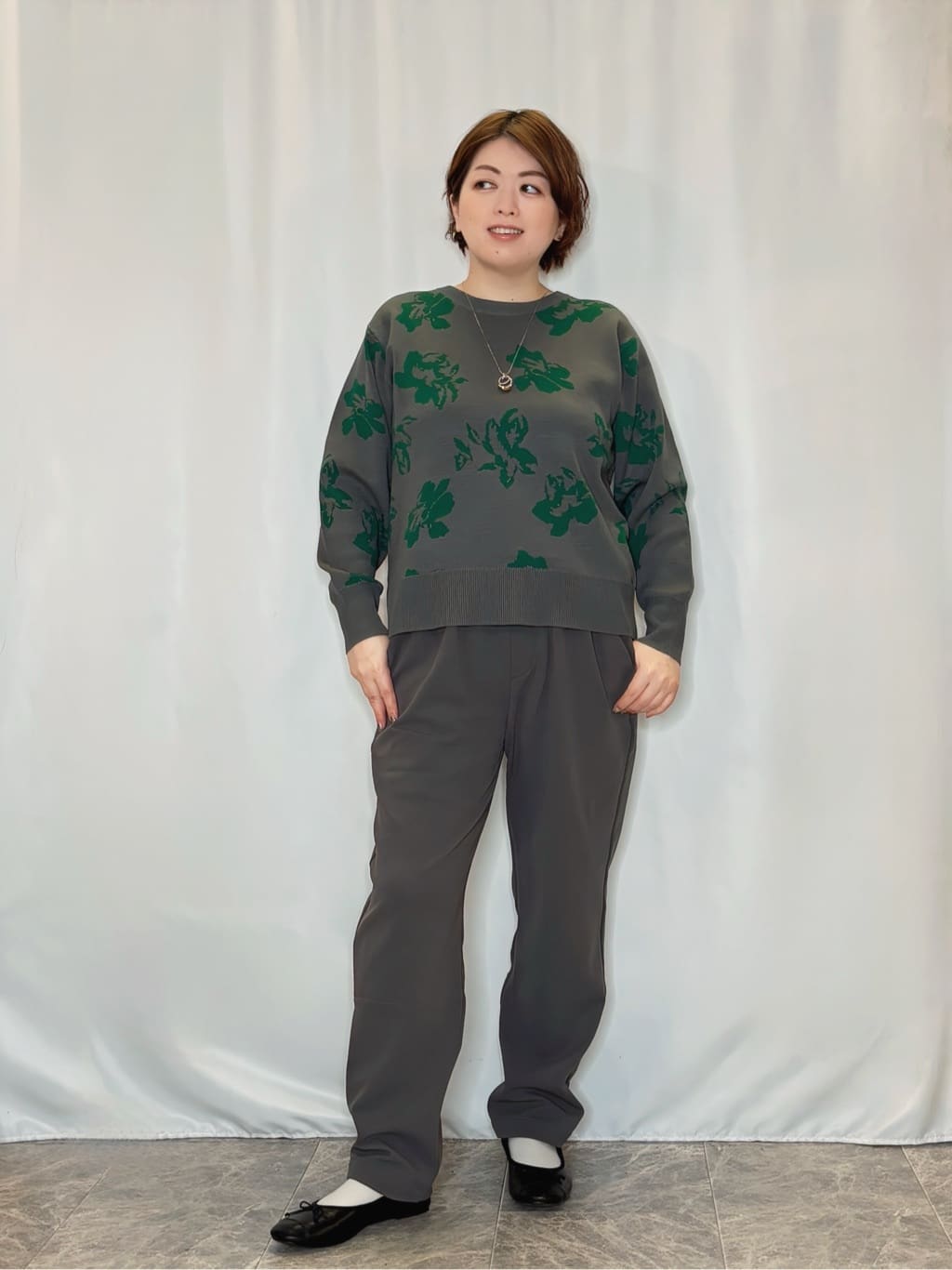 たみさんの「SHOO･LA･RUE｜【S-LL】オーバーシルエットでこなれ感 襟コール カバーオール」を使ったコーディネート