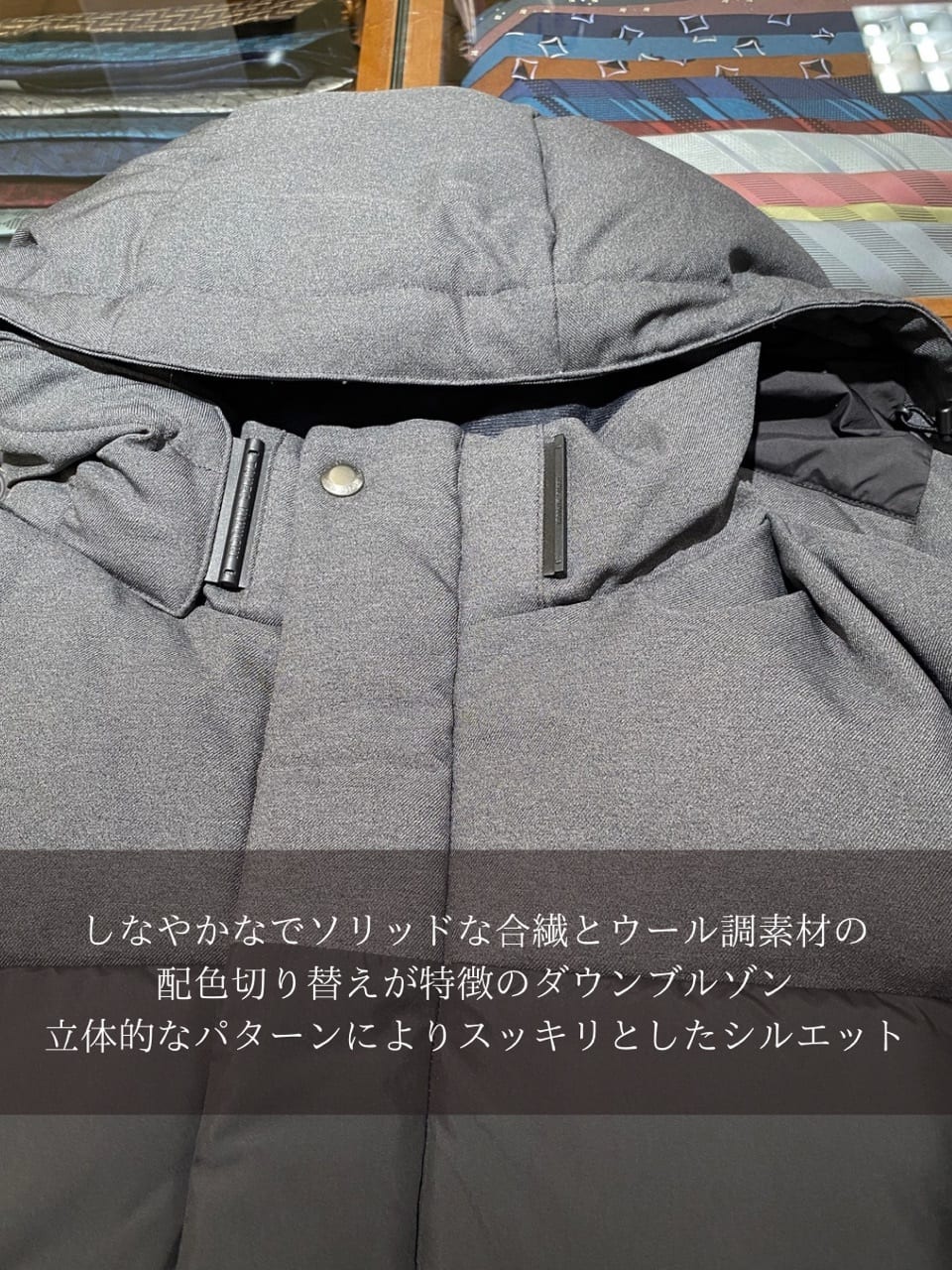 小南大和さんの「TAKEO KIKUCHI｜カラーコンビ ダウンブルゾン」を使ったコーディネート