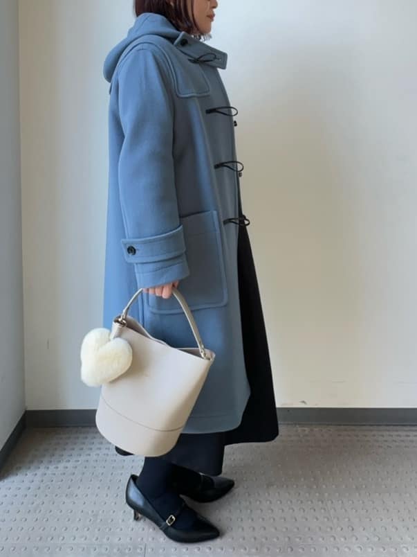 Asamiさんの「DRESSTERIOR｜Superfineリサイクルメルトンダッフルコート」を使ったコーディネート