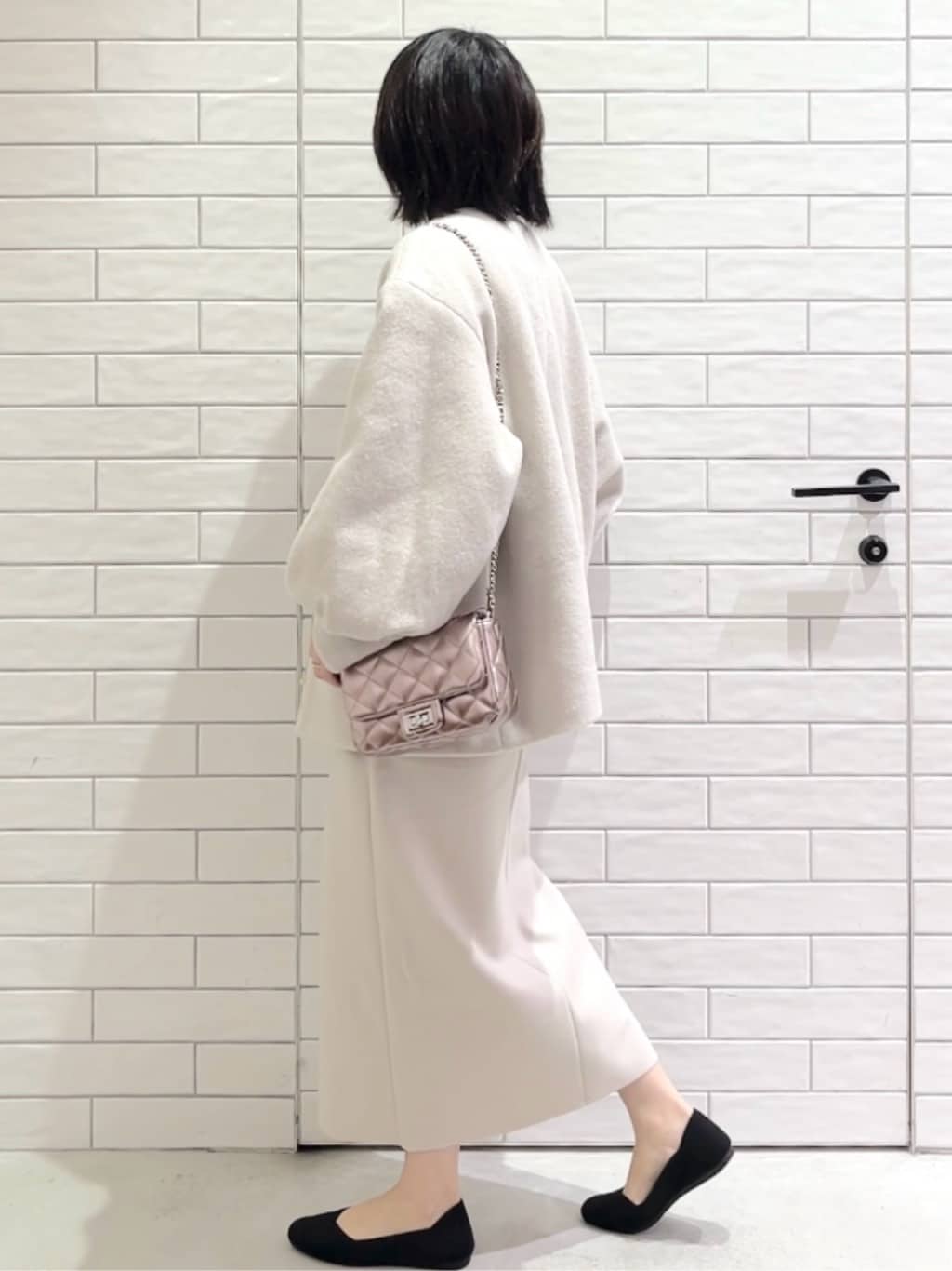 しおりさんの「OPAQUE.CLIP｜フリルドッキングトップス【洗濯機OK】」を使ったコーディネート
