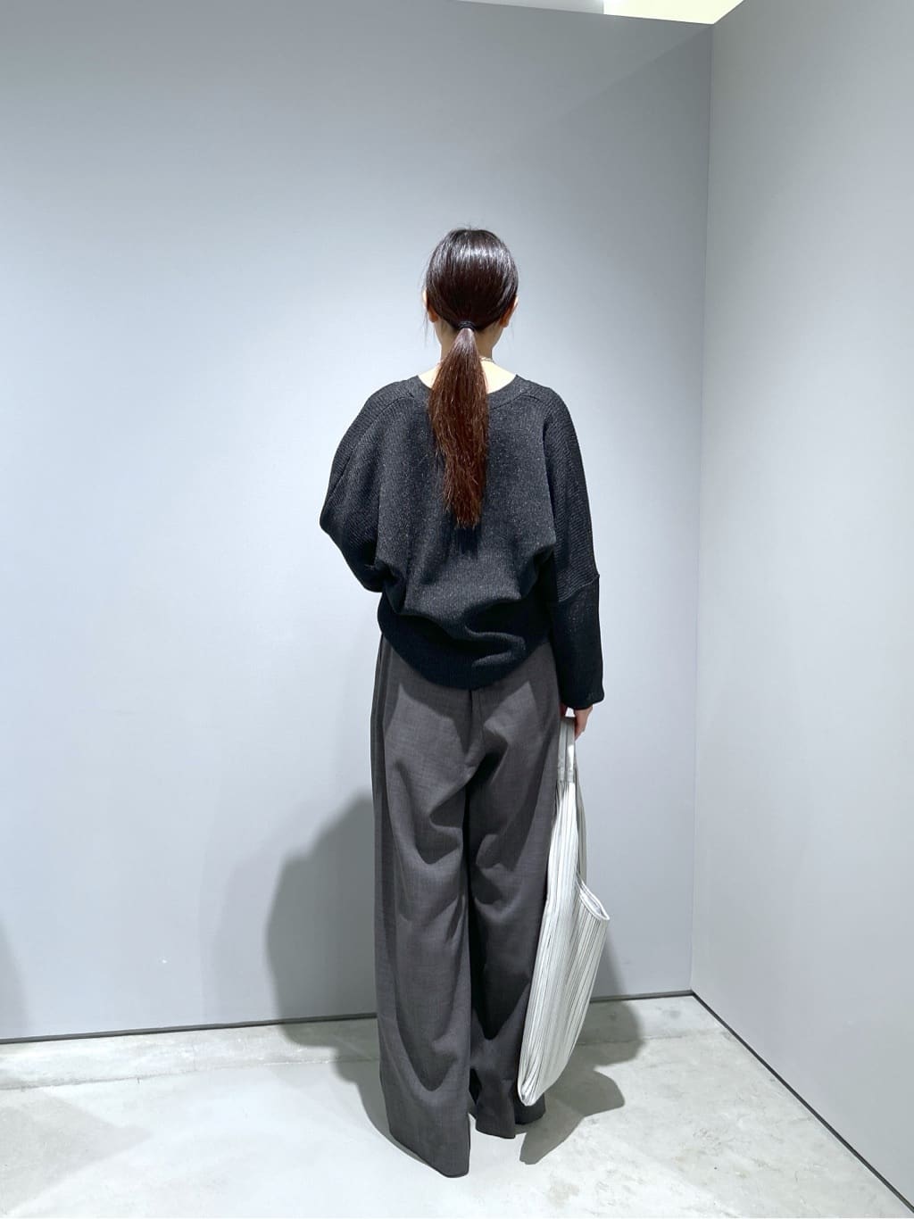 Renoさんの「INDIVI｜センタータックメランジワイドパンツ」を使ったコーディネート