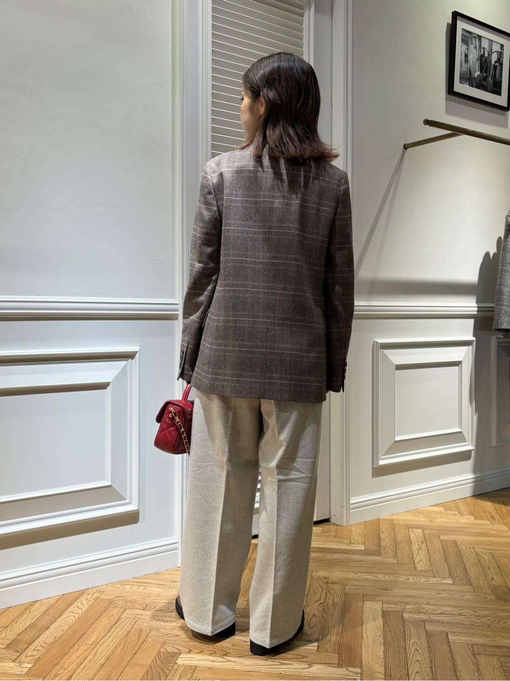 Mgmさんの「DRESSTERIOR｜◆サキソニーグレンチェックジャケット」を使ったコーディネート