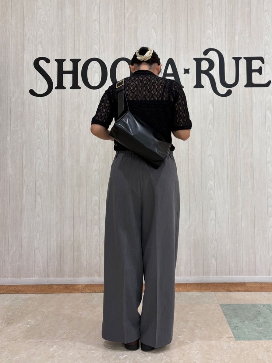 ねぎまさんの「SHOO･LA･RUE｜【S-LL/5分袖】大人の抜け感 襟付きレーストップス」を使ったコーディネート